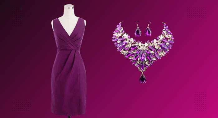 What Jewelry to Wear with Purple Dress